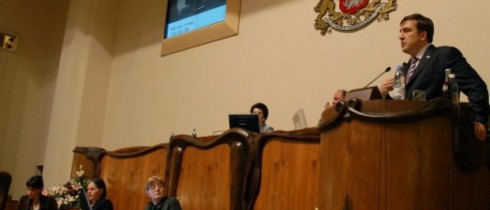 საქართველოს პრეზიდენტის, მიხეილ სააკაშვილის ყოველწლიური შემაჯამებელი მოხსენება პარლამენტის საგაზაფხულო სესიაზე