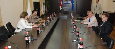 პარლამენტის თავმჯდომარის მოადგილე გიორგი წერეთელი ევროსაბჭოს გენერალურ მდივანს, ტერი დევისს შეხვდა