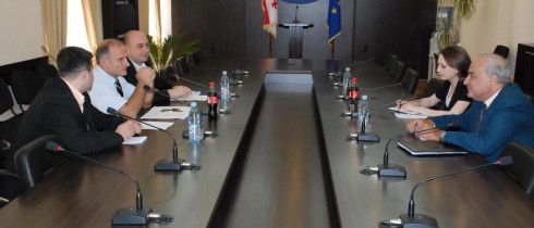 პარლამენტის წევრის, კობა ხაბაზის შეხვედრა ეგვიპტის არაბთა რესპუბლიკის ელჩთან, ვაჰიდ გალალთან