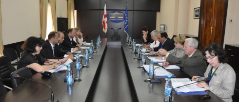 საქართველოს პარლამენტის წევრების, ზურაბ მელიქიშვილის, შოთა მალაშხიას და ოთარ ხინიკაძის შეხვედრა ევროსაბჭოს კონგრესის წარმომადგენლებთან