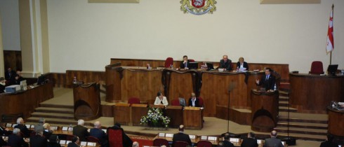 საქართველოს პრეზიდენტის მიხეილ სააკაშვილის ყოველწლიური გამოსვლა  საკანონმდებლო ორგანოში
