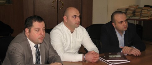 The Deputy-Chair of Diaspora and Caucasus Issues Committee, Shalva Kiknavelidze attended the ceremony of delegation of the e-library by the National Library to the Staff of the State Minister on Diaspora Issues