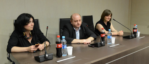 The meeting of Paata Kiknavelidze with Bagdati Schools