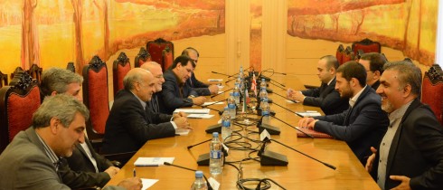 The meeting of Gubaz Sanikidze and Shalva Kiknavelidze with MPs of Iranian Parliament