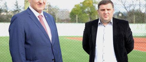 Leri Khabelovi visited the Tennis-courts on the territory of “Torpedo Kutaisi” Sports Complex