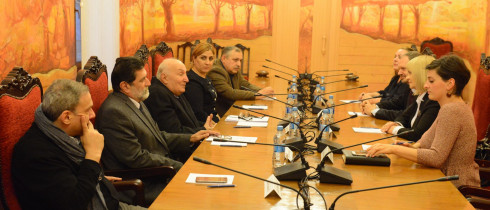 The meeting of Ivane Kiguradze with the Deputy-Minister of Education and Science of Lithuanua, Genoveita Krasauskiene