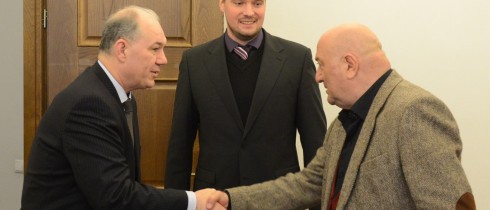 The meeting of the Chair of Diaspora and Caucasus Issues Committee, Teimuraz Chkuaseli with the acting Ambassador of Ukraine, Giorgii Nazarov