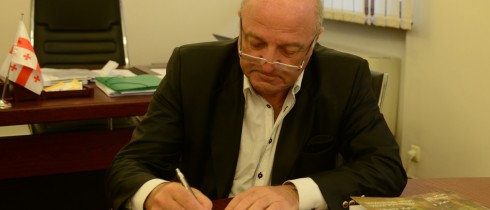 The Chair of Diaspora and Caucasus Issues Committee, Teimuraz Chkuaseli participated in the international project “Give your book away for Diaspora”
