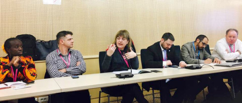 Ms. Khatuna Gogorishvili participating in the discussion on Institutionalizing Parliamentary Openness