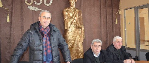 Simon Nozadze participating in Shota Rustaveli Jubilee Scientific Conference  in Khashuri