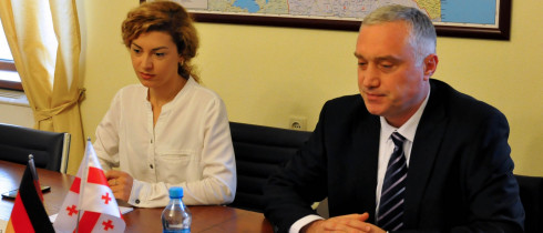 The meeting of Zviad Dzidziguri with the Ambassador of Germany