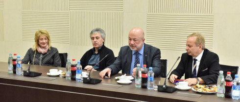 პარლამენტის წევრმა, გიორგი კოპაძემ ისრაელიდან ჩამოსულ სტუმრებს პარლამენტში უმასპინძლა
