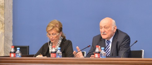 The meeting of Revaz Arveladze with interns