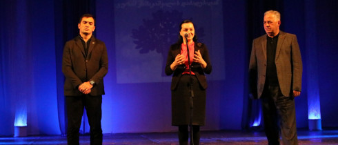 Mariam Jashi congratulated the merited professor of Metallurgy, Guram Kashakashvili with the 85th Anniversary