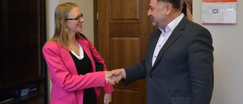 The meeting of Bidzina Gegidze with the Political Officer of the US Embassy