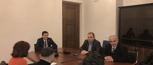 The Member of the Faction “Georgian Dream – for Development of Regions”, Koba Lursmanashvili organized the meeting of the Regional Policy and Self-Government Committee with the Students’ Parliament members