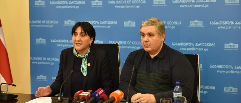 ირმა ინაშვილის ბრიფინგი