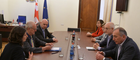The meeting of Ilia Nakashidze with the Director of the International Center for Tobacco Cessation, PhD Martin Raw