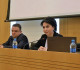 The meeting of Eka Beselia and Gedevan Popkhadze with the students