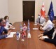 ლევან იოსელიანი და ალექსანდრე ელისაშვილი მარკ კლეიტონს შეხვდნენ