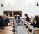 MPs hearing the Activity Report of the Parliamentary Delegation to EuroNest PA