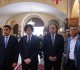 Shalva Papuashvili and Irakli Kobakhidze Attending the Civilian Funeral Service for Individuals Missing Since 1990s' Armed Conflicts and Recently Repatriated from Occupied Abkhazia
