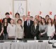Giorgi Chakvetadze Met with Students of Tbilisi Public School No. 128