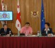საქართველოს პარლამენტის თავმჯდომარე ნინო ბურჯანაძე ქუთაისში გამართულ მთავრობის გასვლით სხდომას დაესწრო