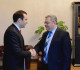The meeting of David Usupashvili with the Defense Minister, Irakli Alasania