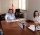 The meeting of the Chair of Diaspora and Caucasus Issues Committee, Teimuraz Chkuaseli with the Heavenly Culture, World Peace, Restoration of Light project manager to Georgia