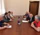 მიხეილ ყაველაშვილი აფხაზეთის ავტონომიური რესპუბლიკის მინისტრთა საბჭოს თავმჯდომარეს, ვახტანგ ყოლბაიას შეხვდა
